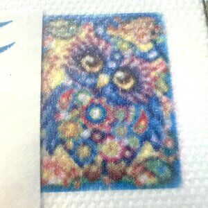 New Unopened Owl Diamond Painting 30 X 40 cm Tray Wax Applicator Incl